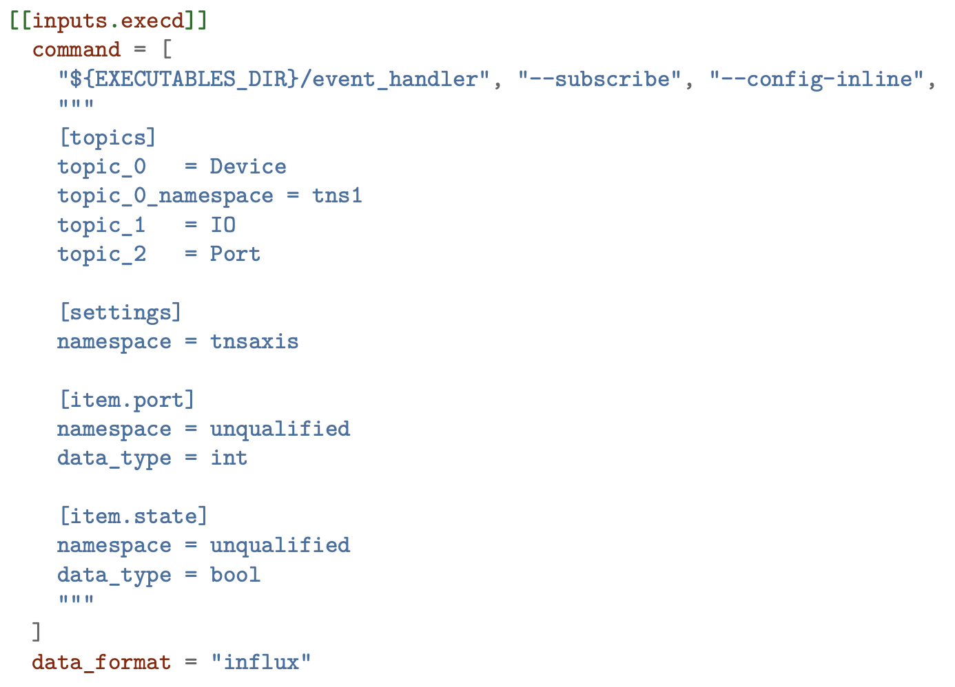 The FixedIT Data Agent lets you consume Axis device events, such as a change on a digital I/O pin