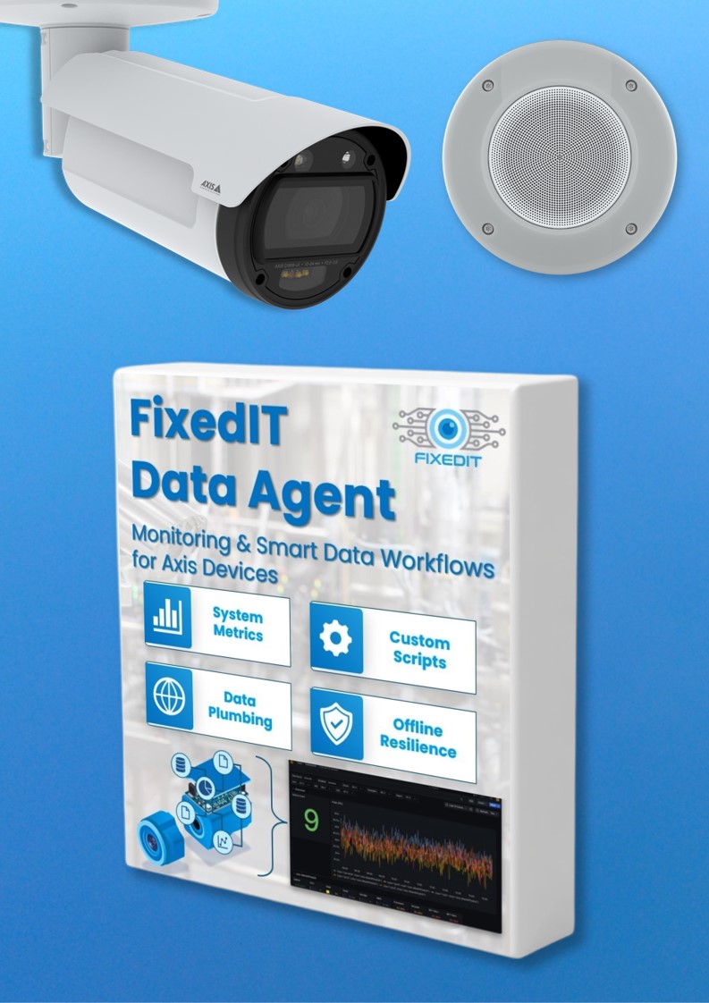 Packaging for the FixedIT Data Agent ACAP application for Axis cameras
