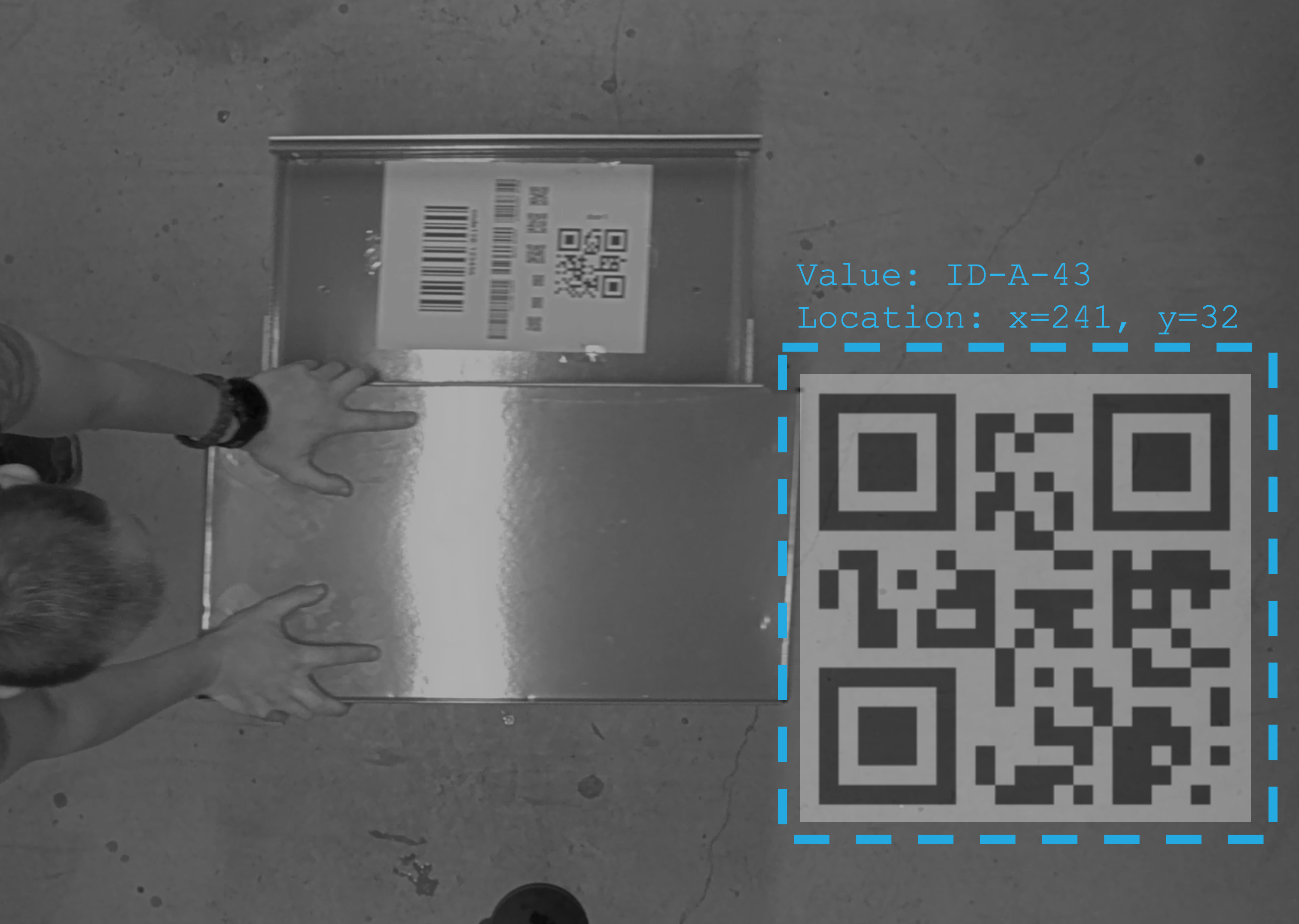 Track coded objects with Axis cameras and QR codes